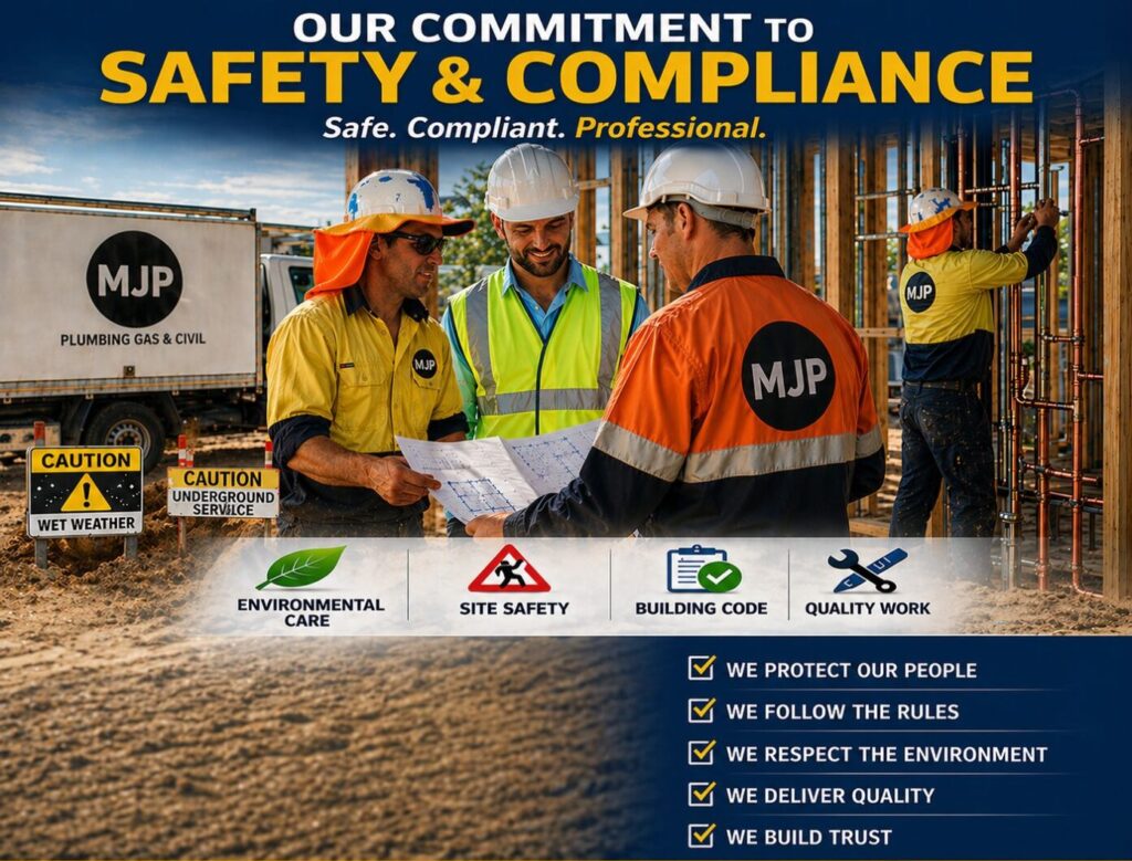 MJP Plumbing expert ensuring safety in Sunshine Coast